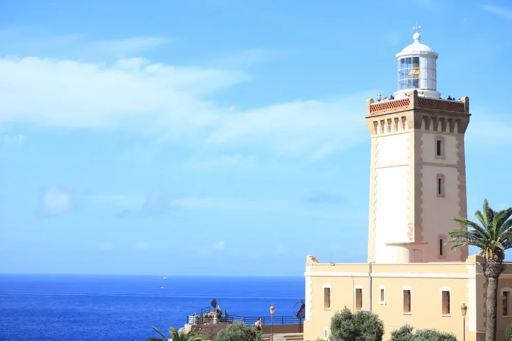 Travellers at Cap Spartel lighthouse